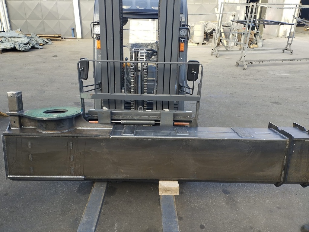 Schweisskonstruktion vor dem Pulvern