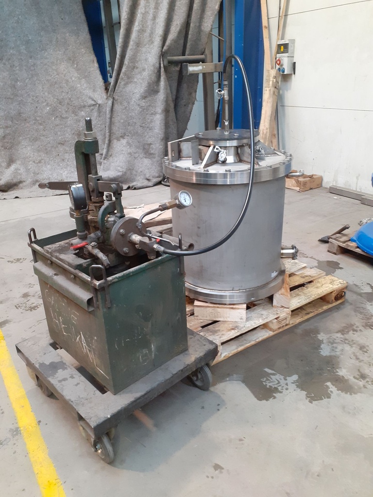 Drucktest eines Wärmetauschers