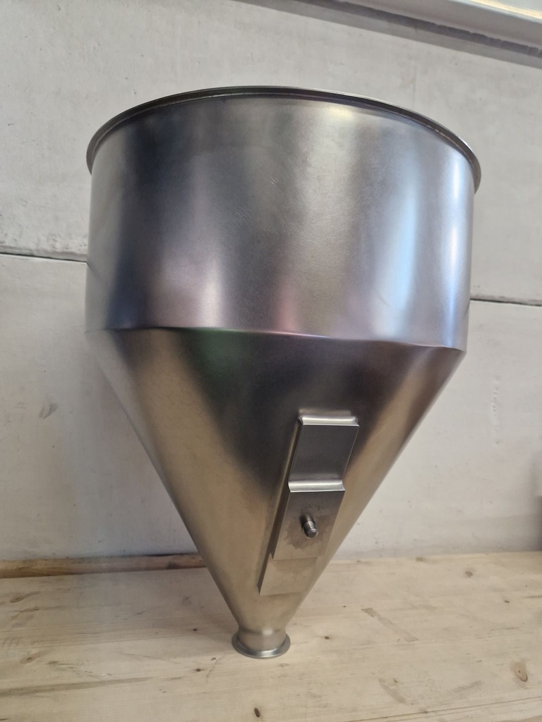 Tichter aus nur 3mm Edelstahl und 50mm Anschlussstutzen